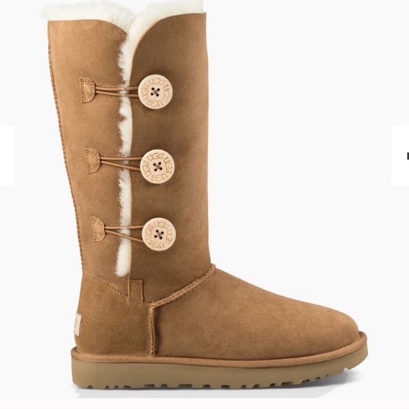 UGG Shoes - UGG Bailey Button Chestnut Boots